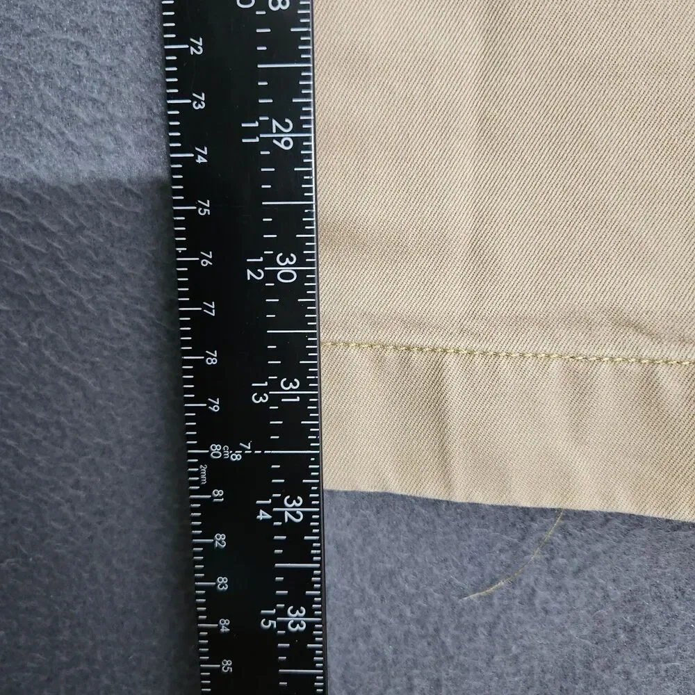 J. Crew 1040 Chino Pants Men 36X34(32) Tan Straight Leg
